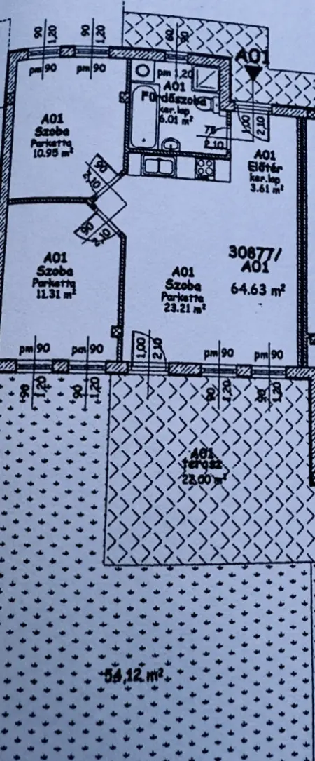 Albérlet, kiadó téglalakás, Budapest, XIV. kerület 1+2 szoba 64 m² 220 E Ft/hó